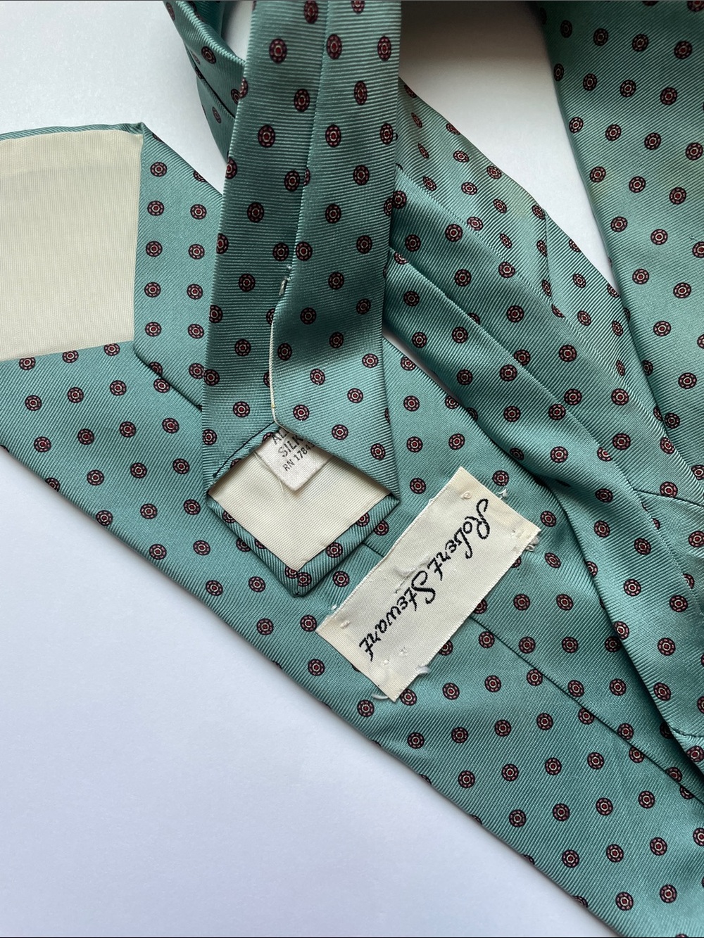 VTG ROBERT STEWART SILK TIE - Picture 2 of 5